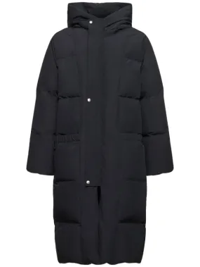 Jil Sander   Ripstop long down jacket 