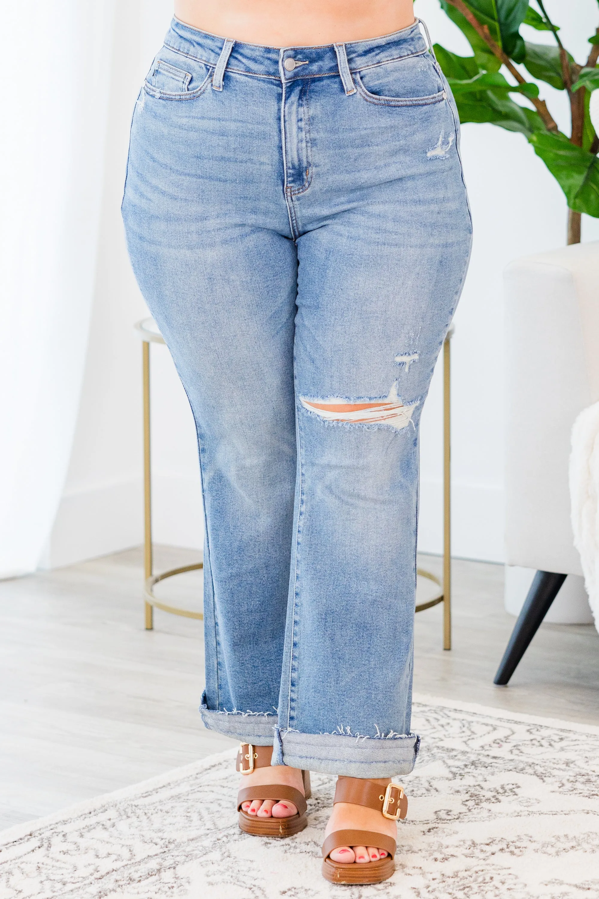 Judy Blue: Embrace Change Jeans, Medium Wash