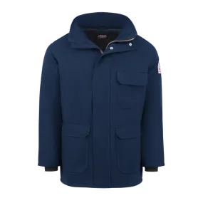 K-Bulwark. Men's Heavyweight Nomex FR Insulated Deluxe Parka, JNP2, Nomex 6 oz, Cat4, Navy - FireProtectionOutfitters