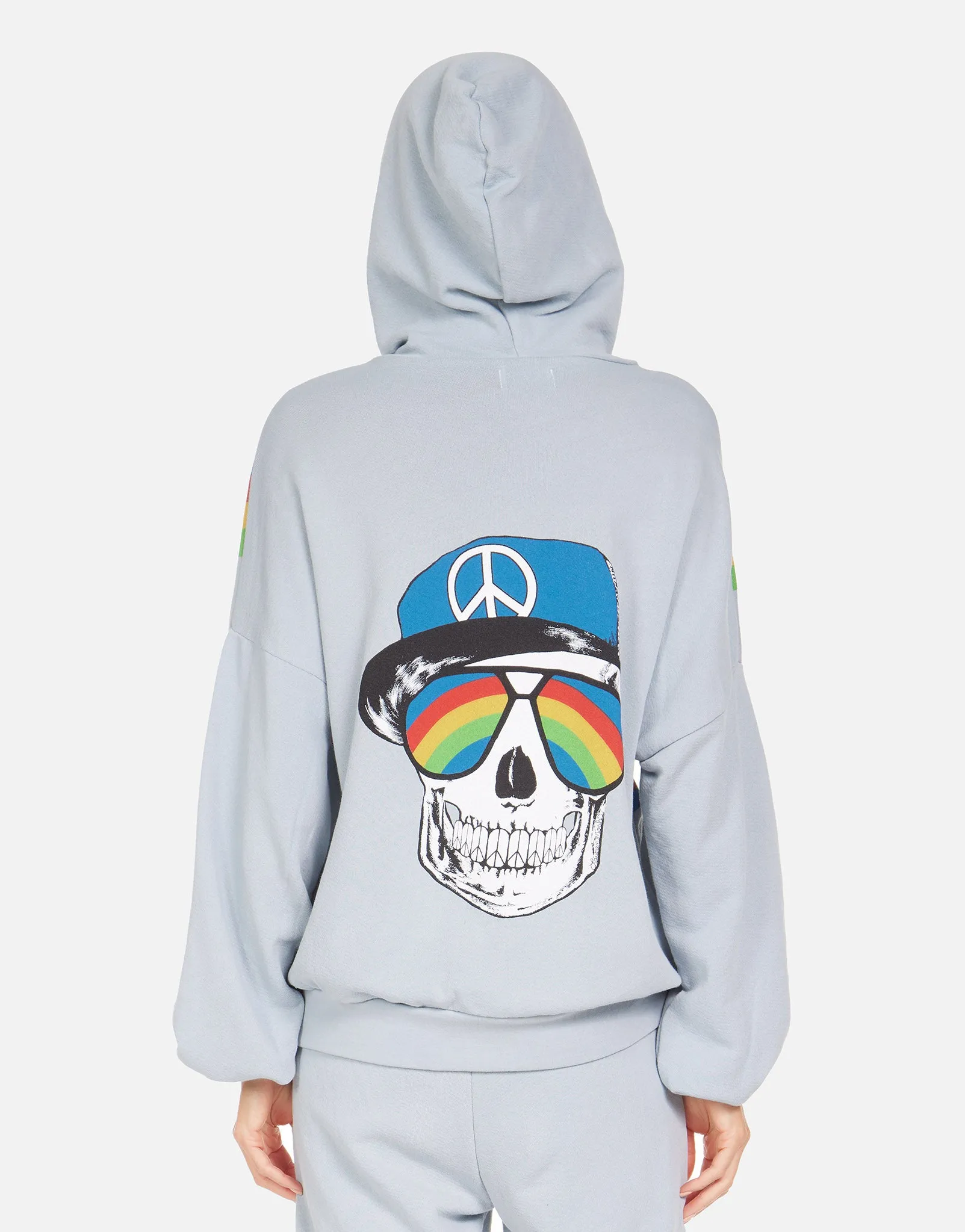 Kaliyah Rainbow Peace Skull