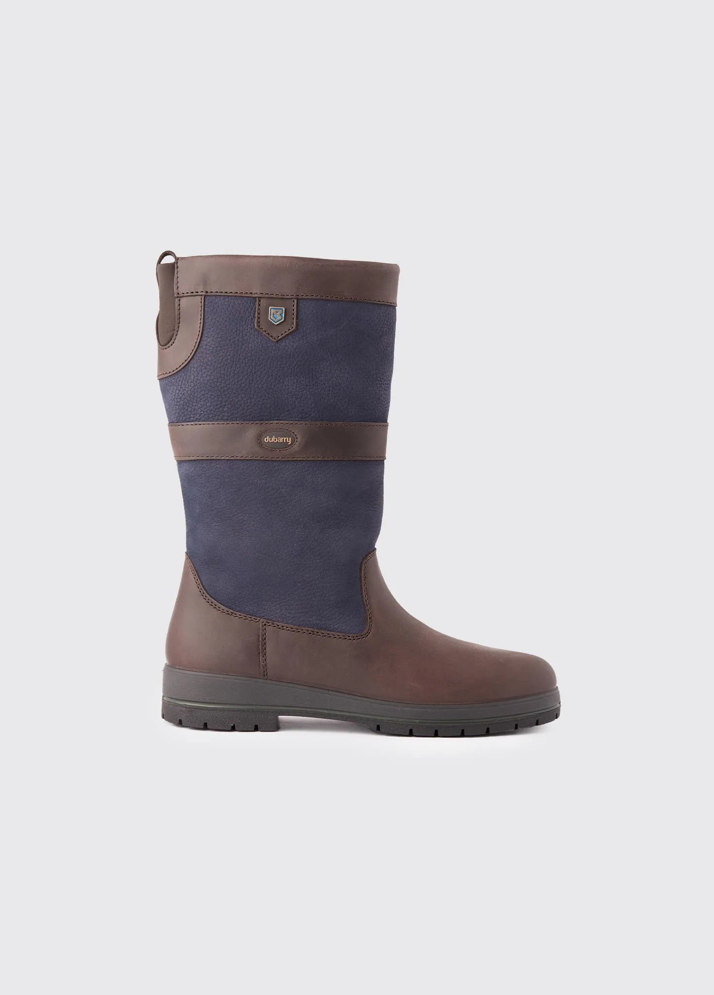 Kildare Ladies Country Boot - Navy/Brown