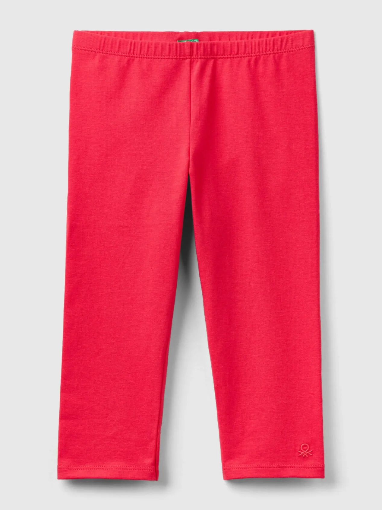 Knee-length leggings - Fuchsia | Benetton