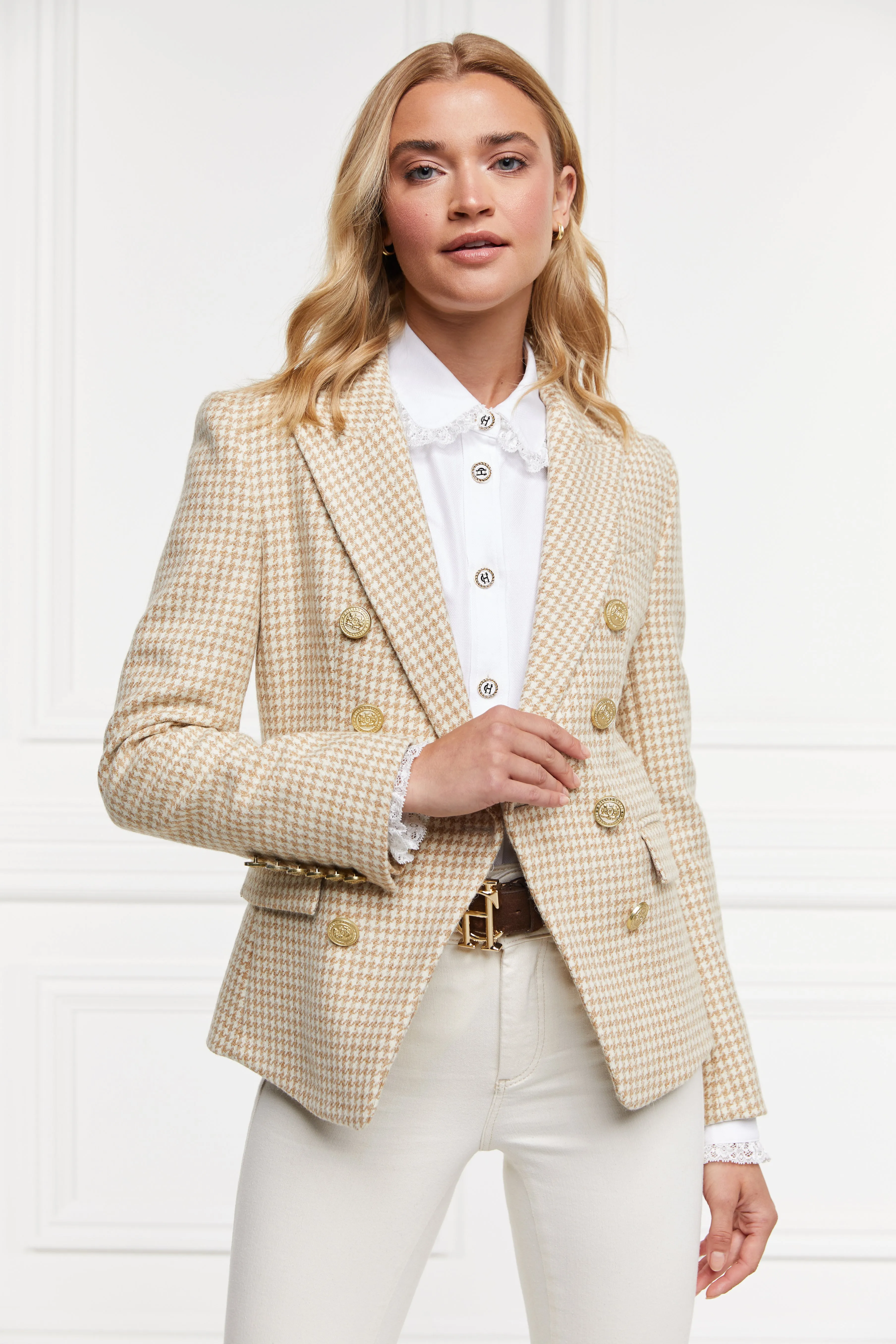 Knightsbridge Blazer (Camel Puppy Tooth)