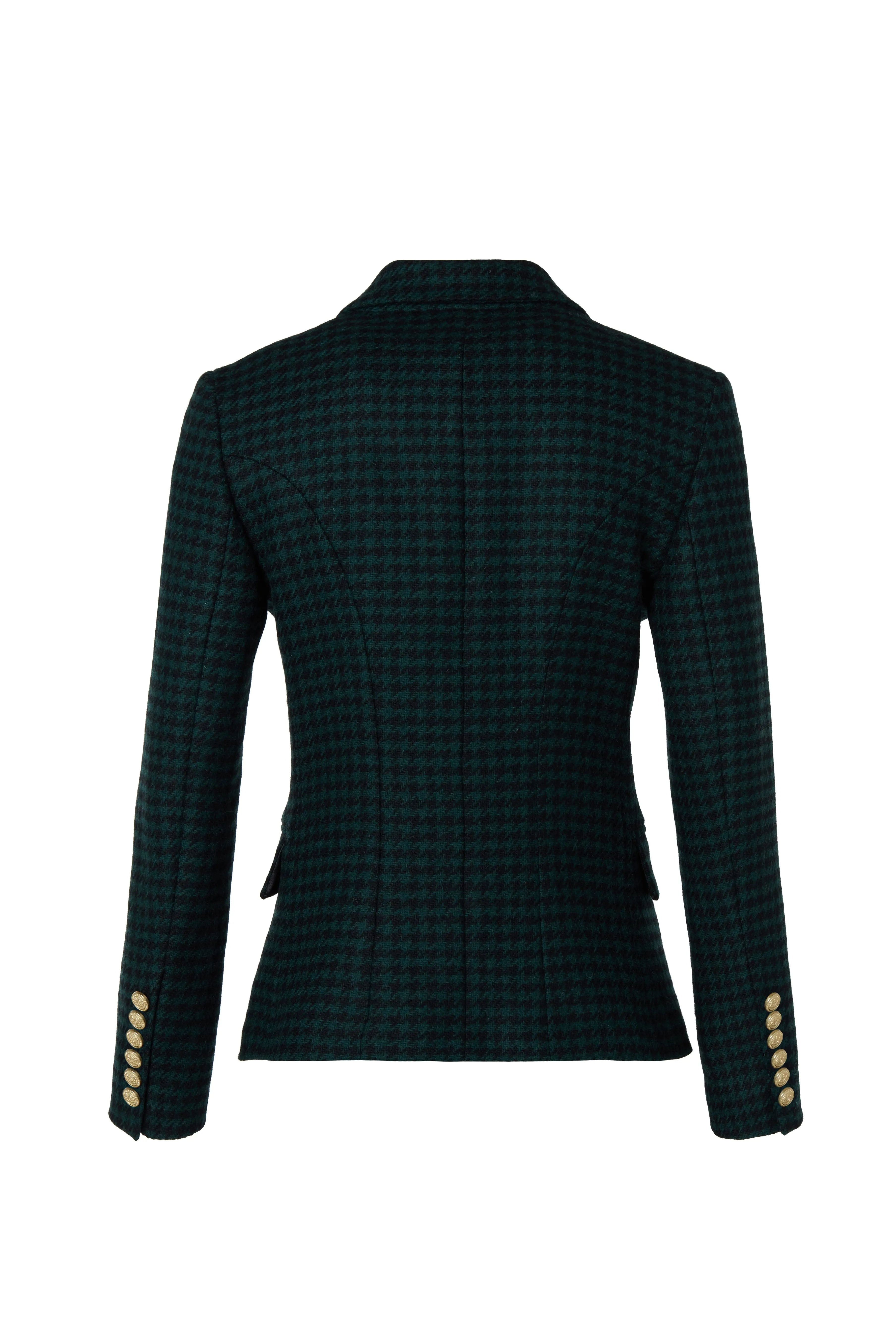 Knightsbridge Blazer (Emerald Houndstooth)