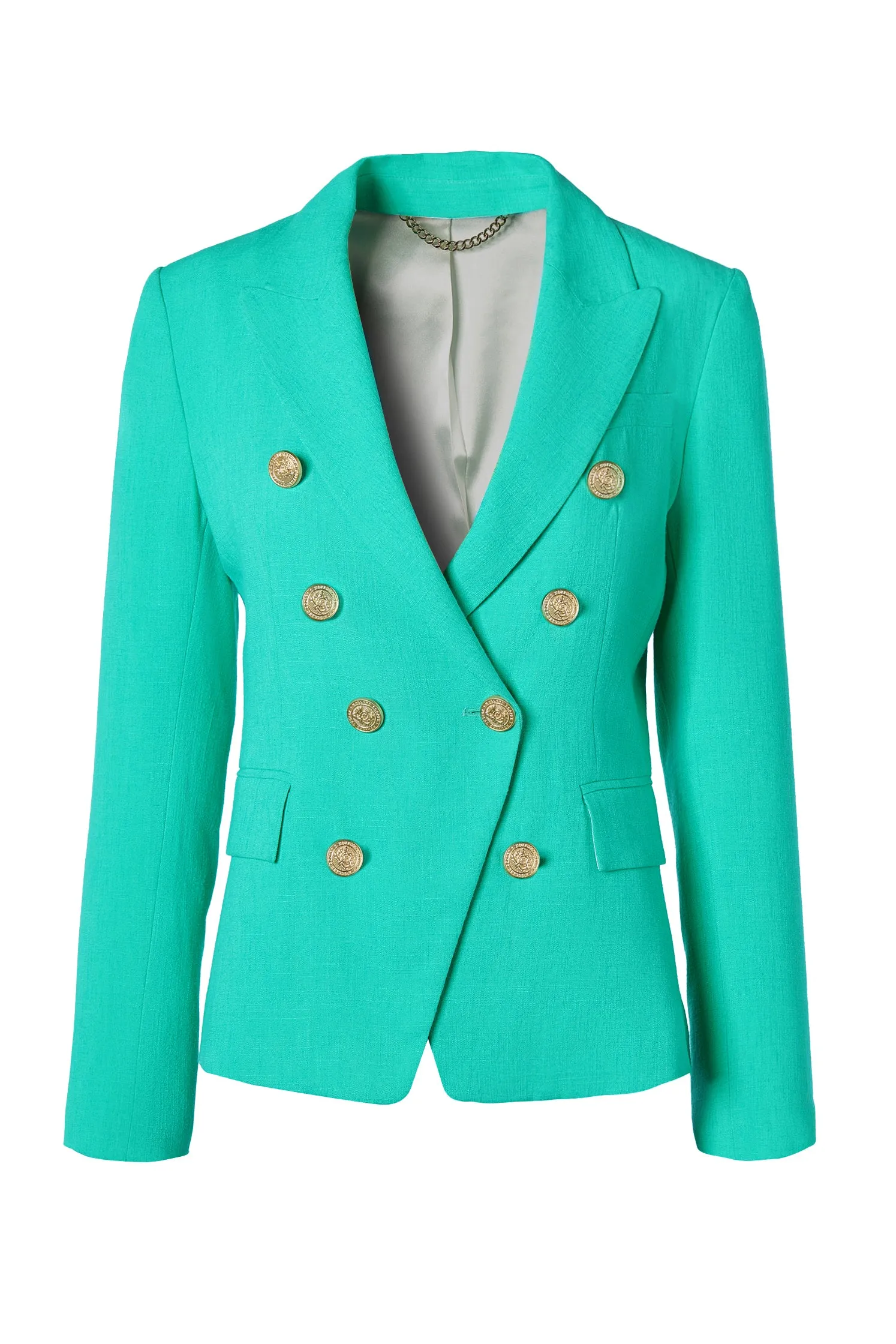 Knightsbridge Blazer (Jade Linen)