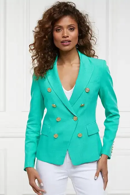 Knightsbridge Blazer (Jade Linen)