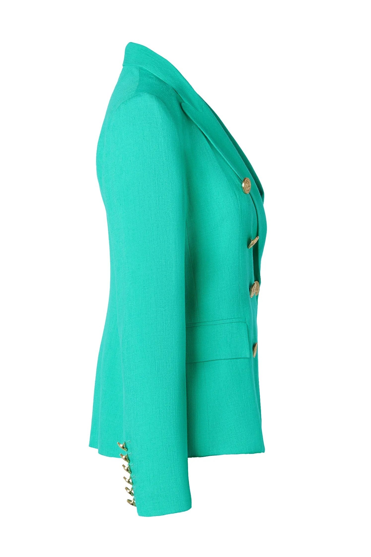 Knightsbridge Blazer (Jade Linen)