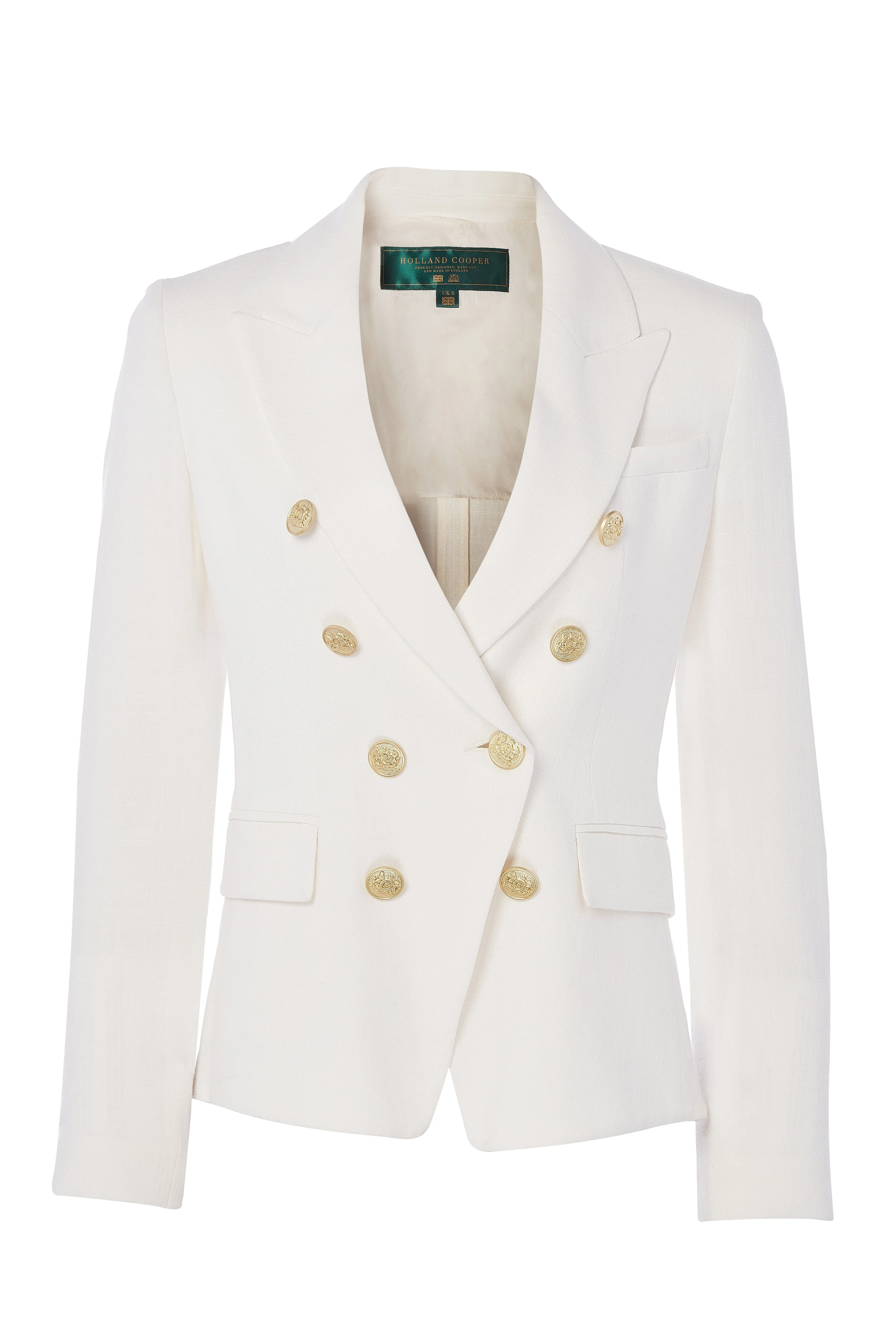 Knightsbridge Blazer (Oyster Linen)