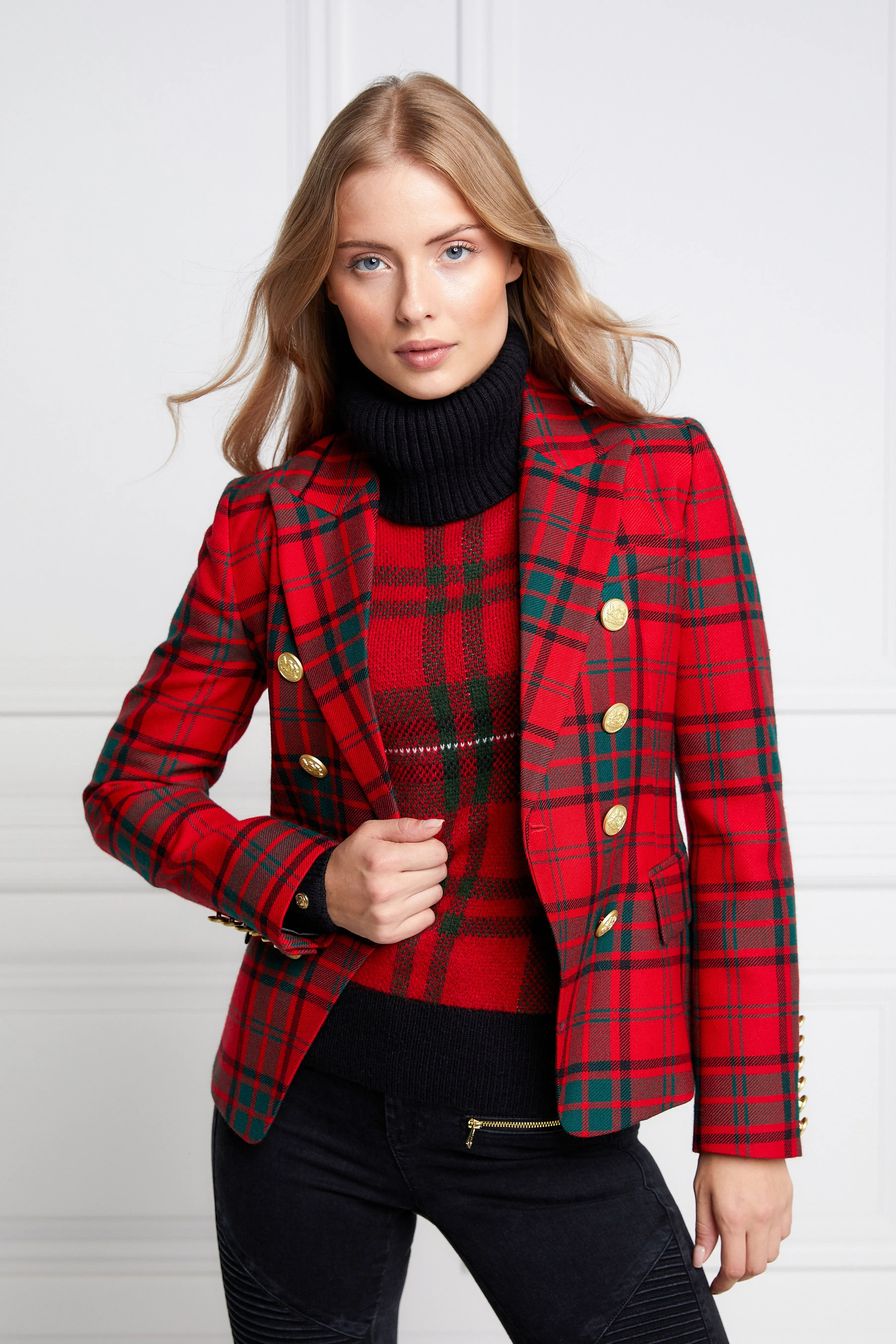 Knightsbridge Blazer (Red Tartan)