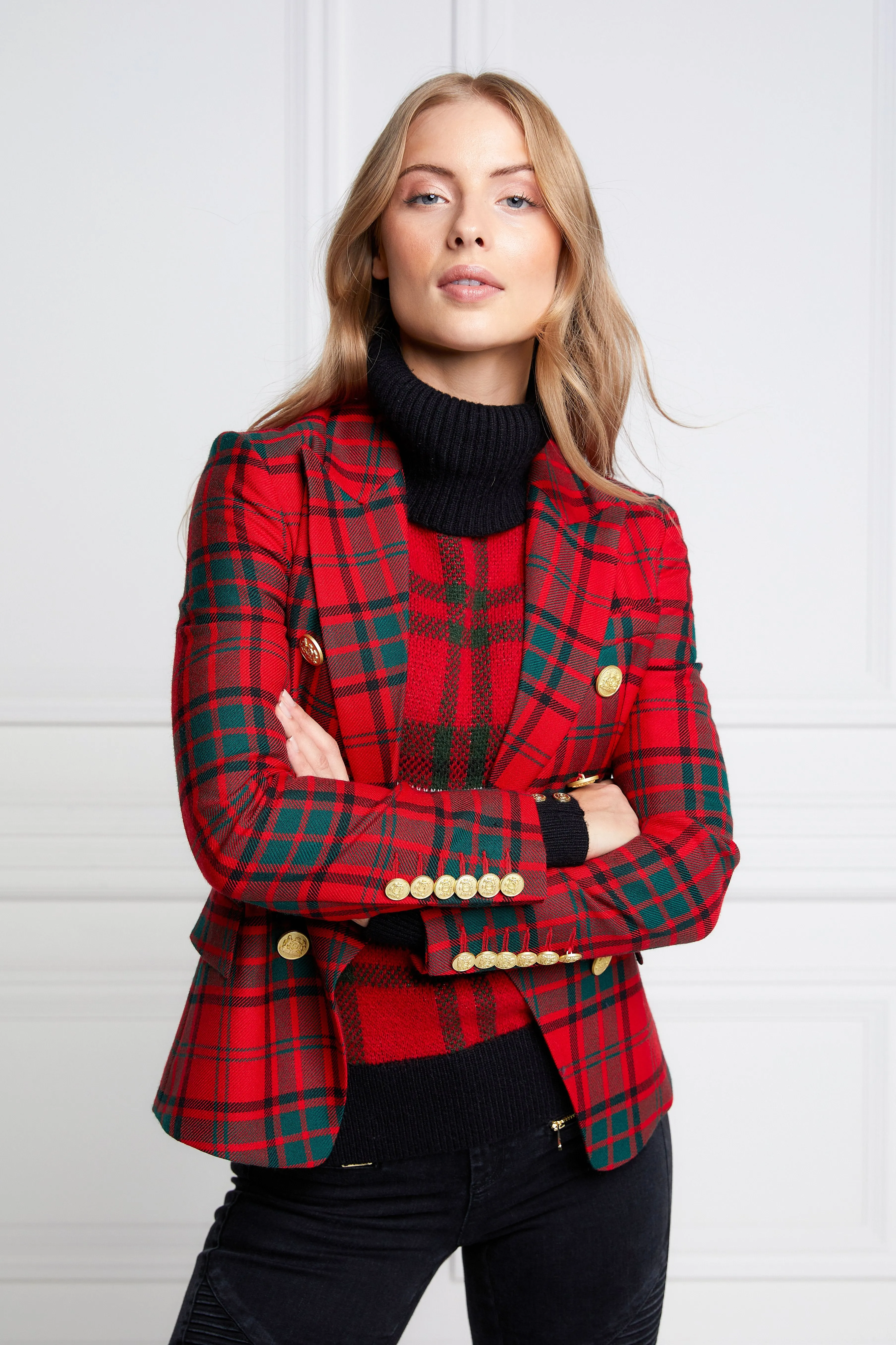 Knightsbridge Blazer (Red Tartan)