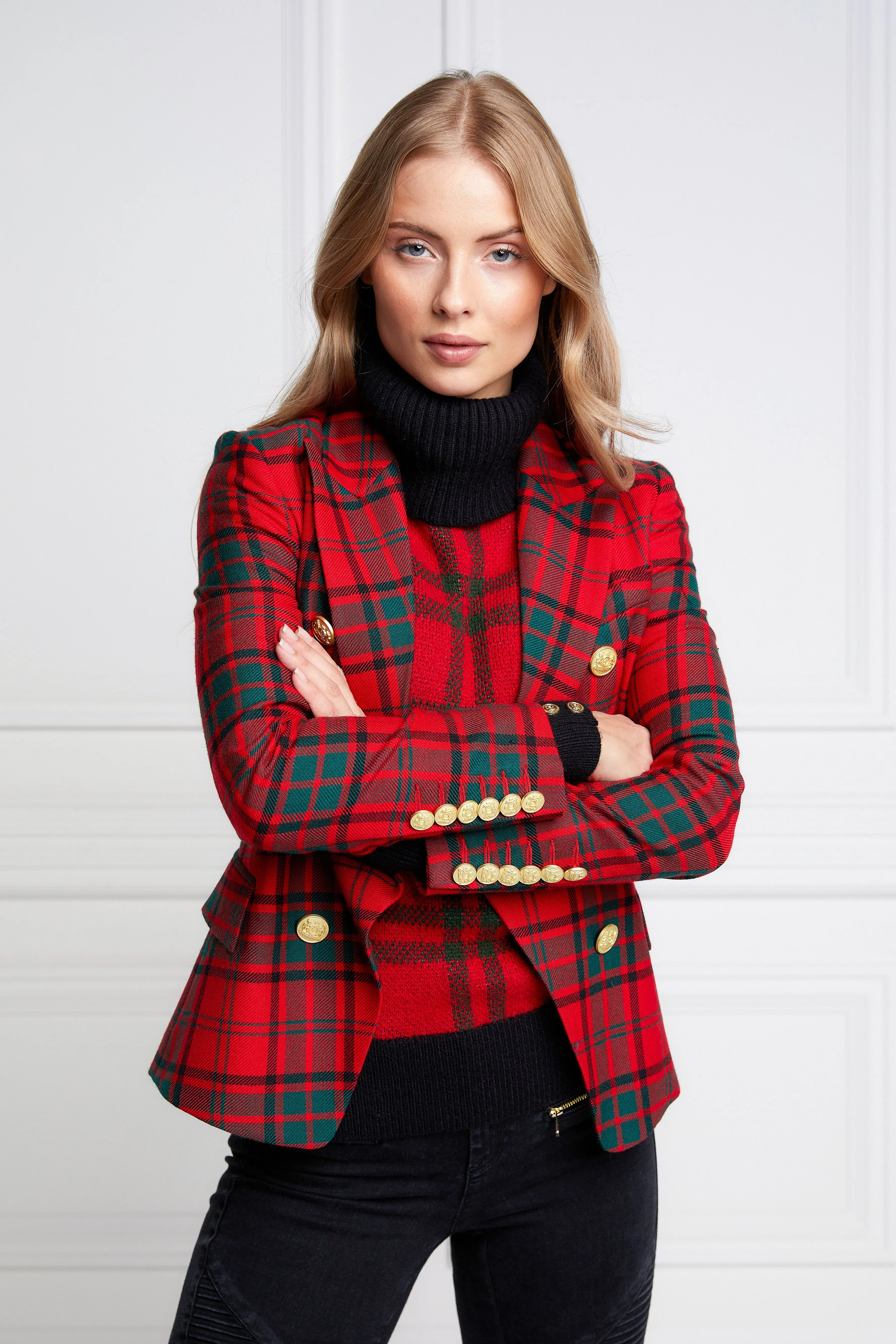 Knightsbridge Blazer (Red Tartan)