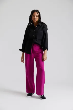 Komodo Fuchsia Linen Mira Trousers