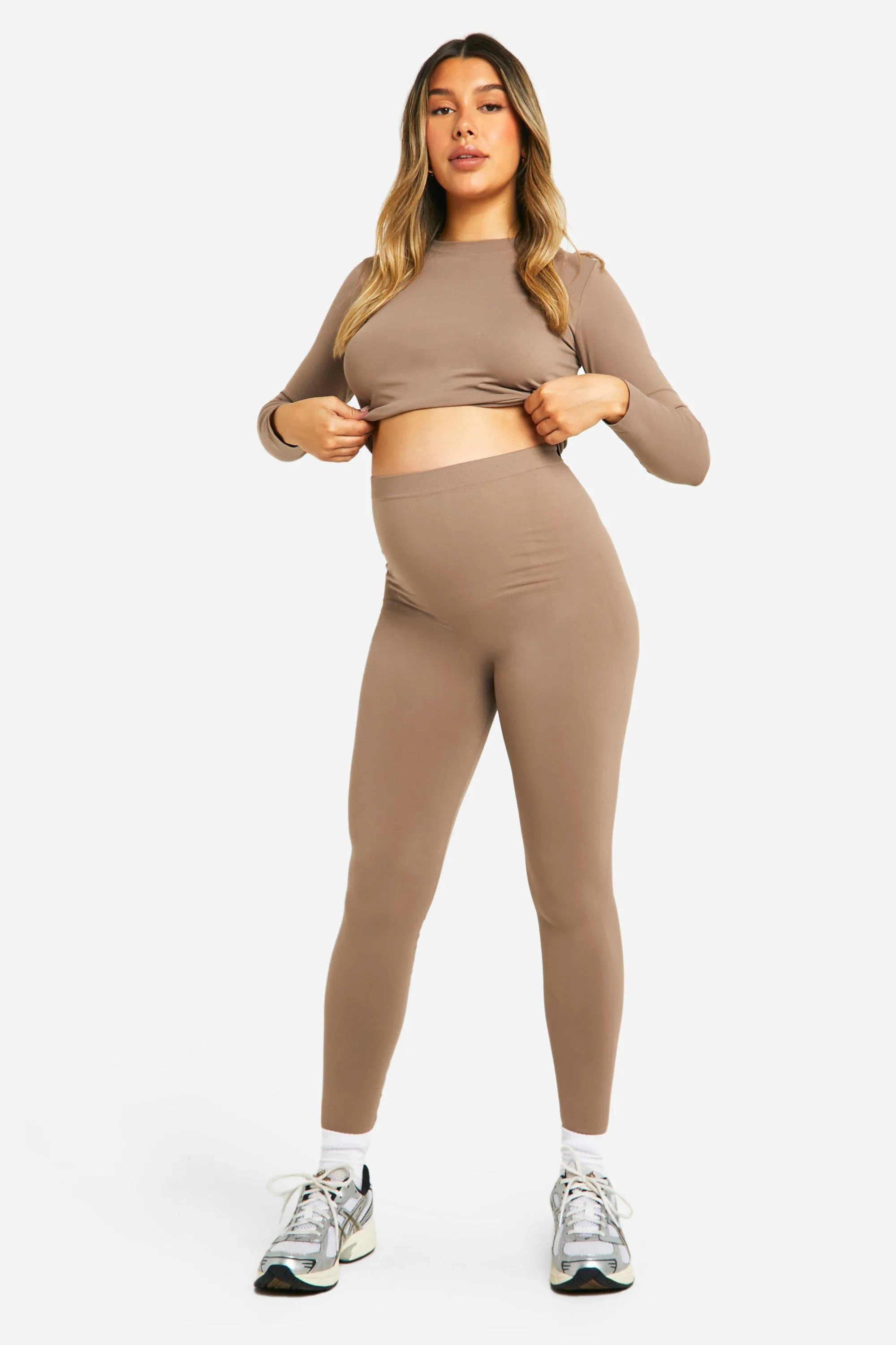 Leggings | Maternity Contour Supersoft Leggings | boohoo