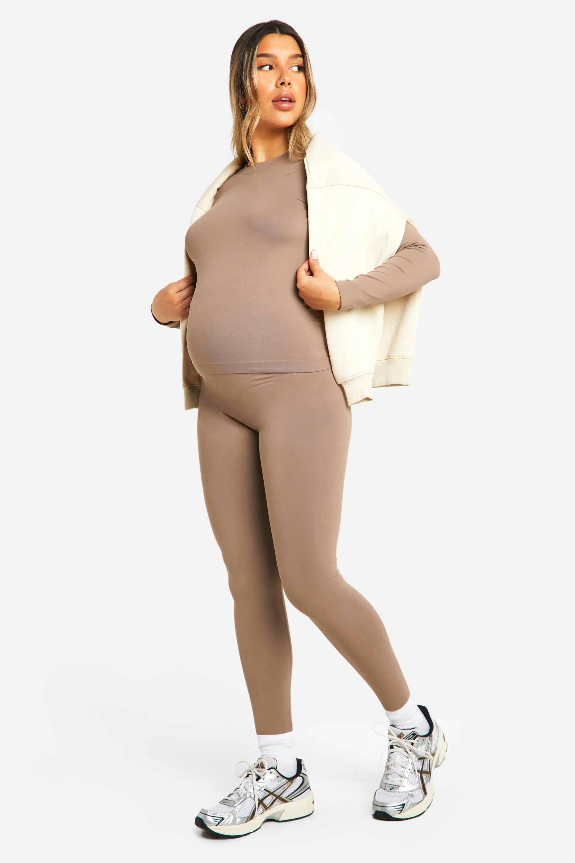 Leggings | Maternity Contour Supersoft Leggings | boohoo