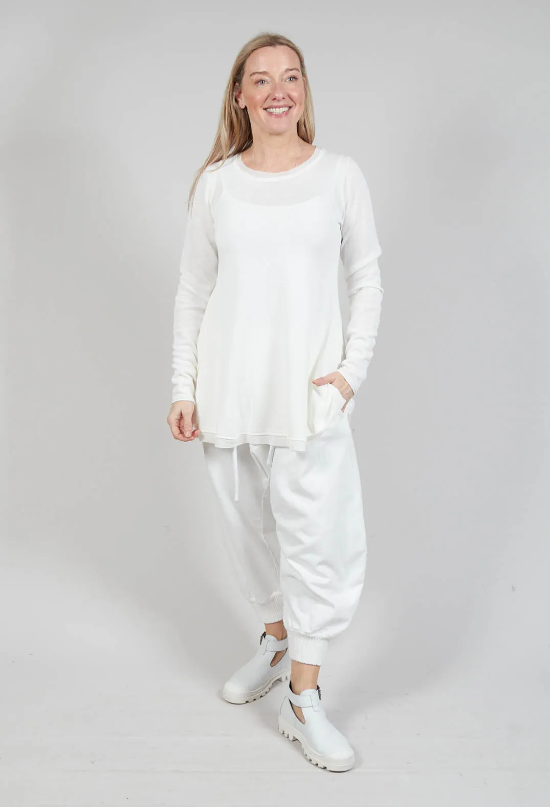 Lightweight Pullover in Starwhite