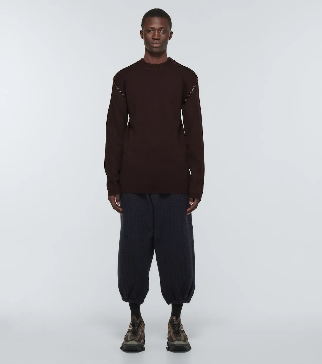 Maison Margiela  |Crew Neck Pullovers Wool Long Sleeves Plain Designers