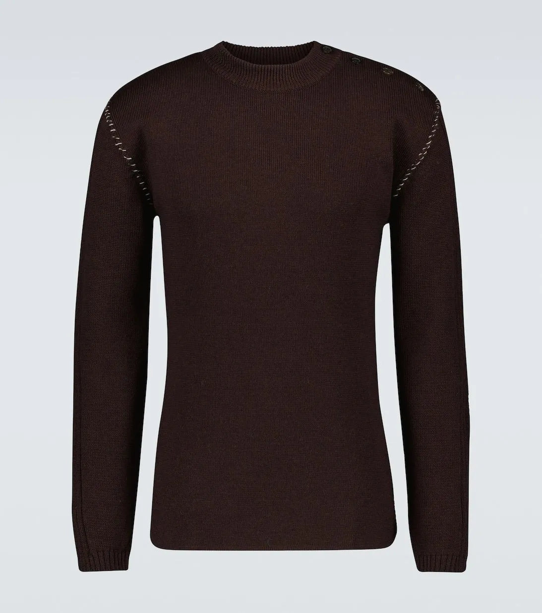 Maison Margiela  |Crew Neck Pullovers Wool Long Sleeves Plain Designers