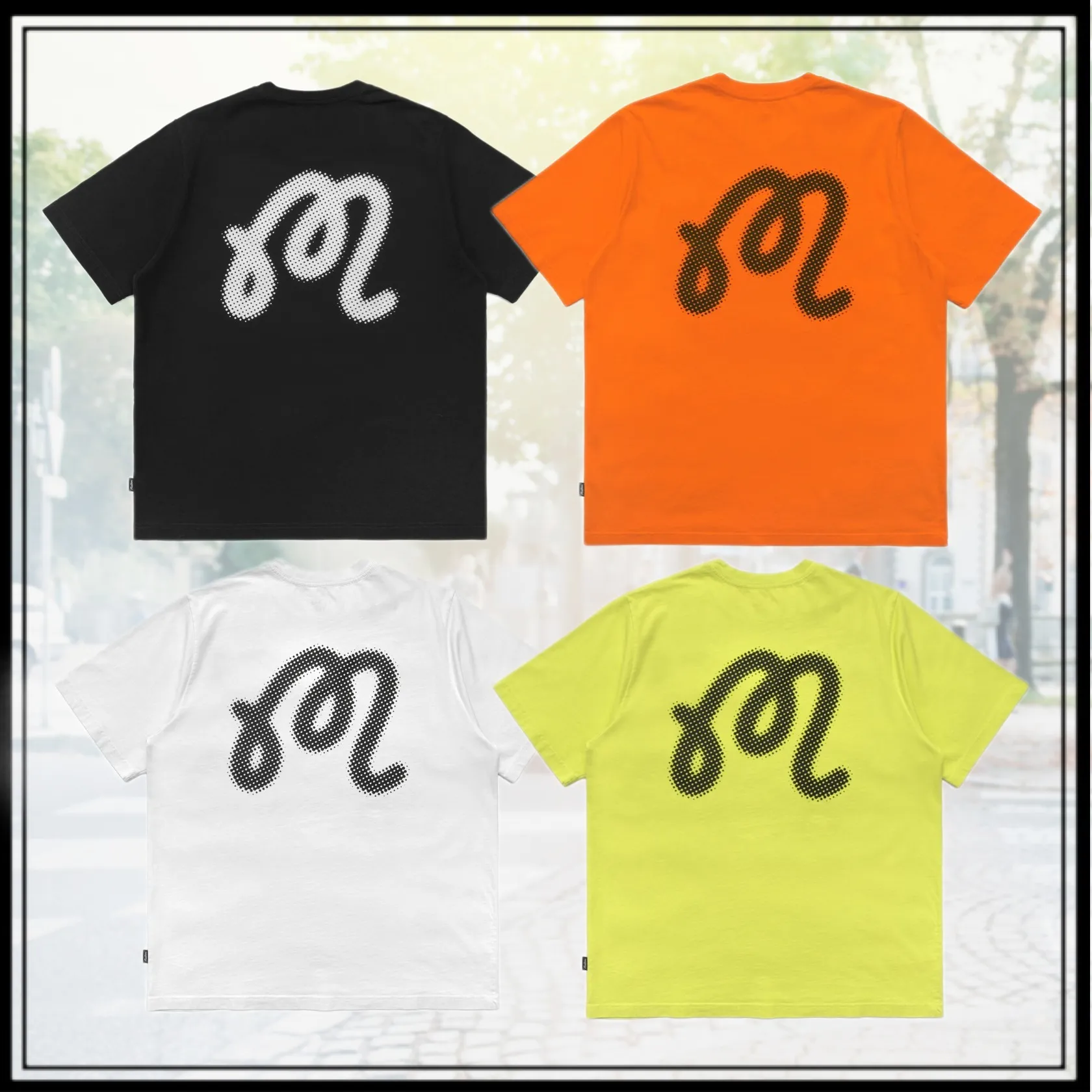 Malbon Golf  |Crew Neck Pullovers Plain Short Sleeves Logo