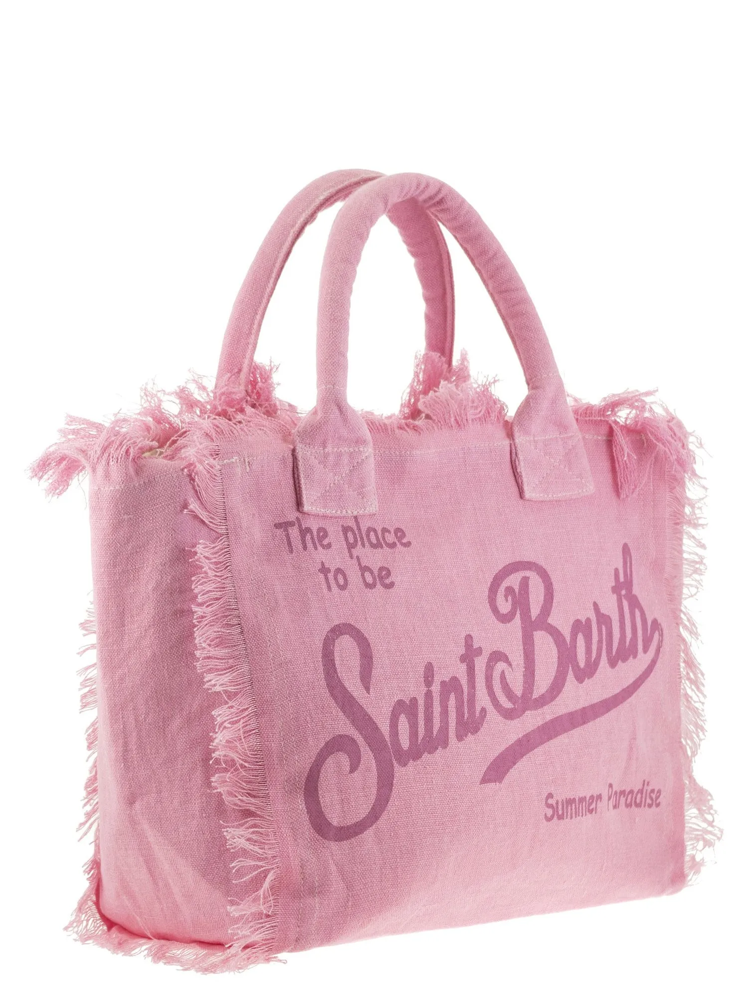 Mc2 Saint Barth    Mc2 Saint Barth Vanity Linen Tote Bag With Embroidery