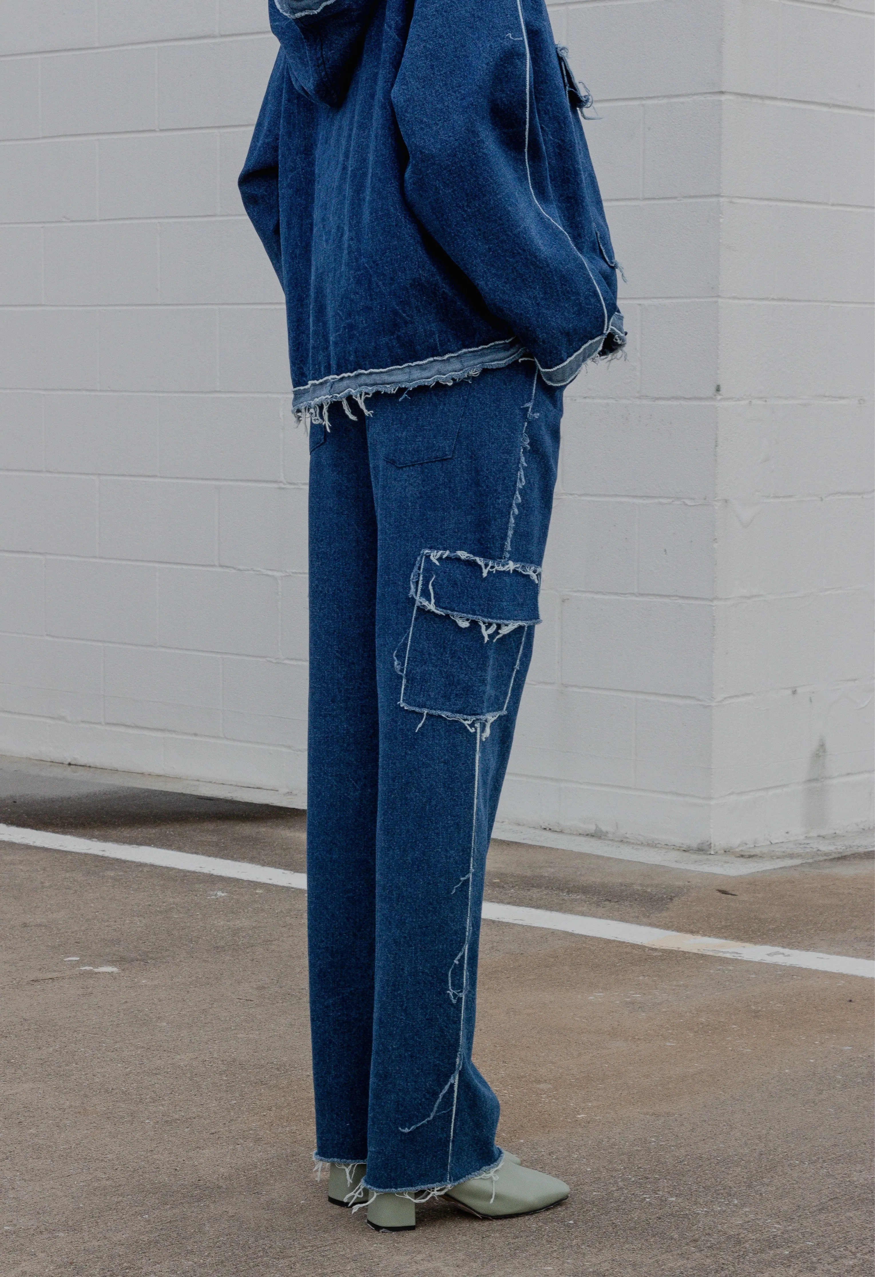 Mellow Distressed Denim Pants