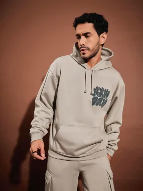 Men Taupe NEW DAY Oversized Hoodie