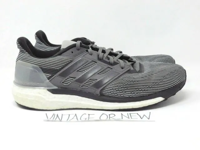 Men's adidas supernova grey two metallic running shoes bb3477 sz 13