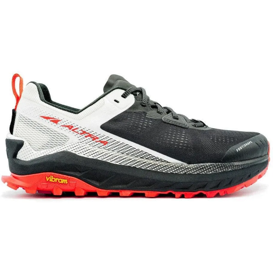 Men's Altra Olympus 4, Black/White, 11.5 D Medium