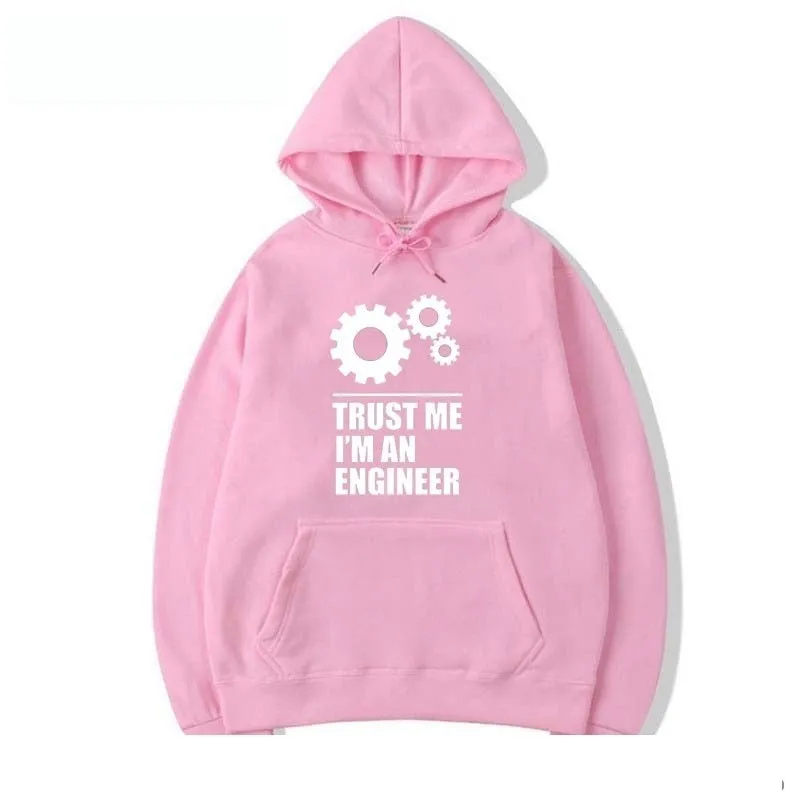 Men's Fashion Casual I AM AN ENGINEER Statement O-Neck Hoodies