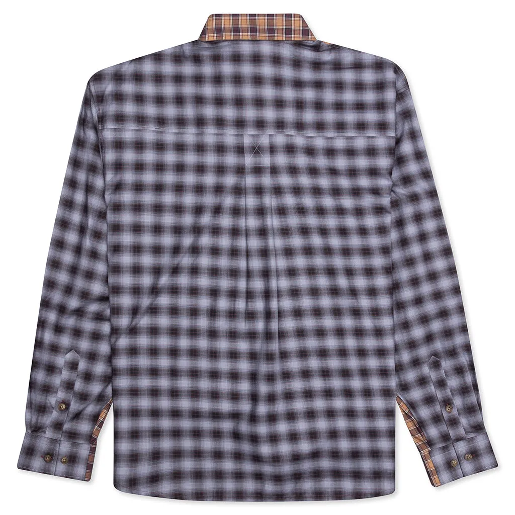 Mixed Checker Shirt - Mixed Checked Yellow