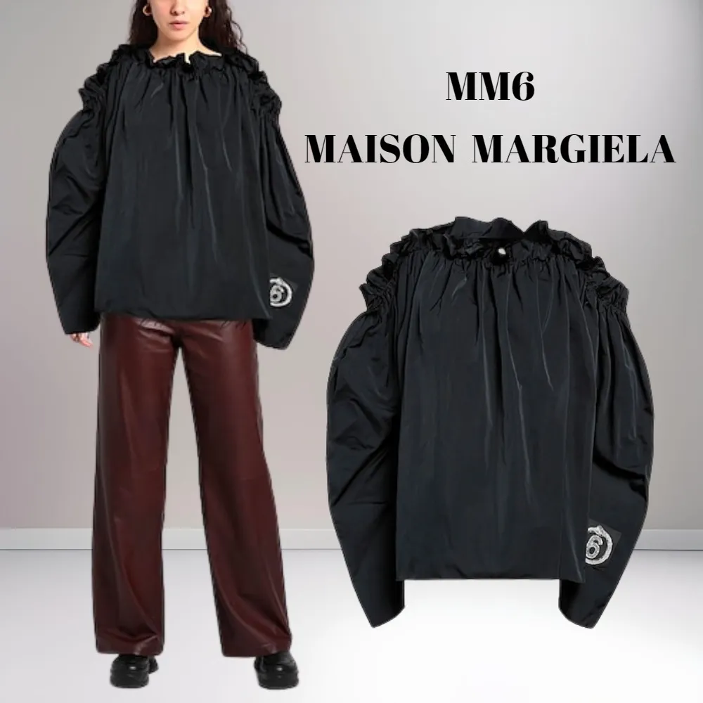 MM6 Maison Margiela  |Casual Style Long Sleeves Plain Elegant Style