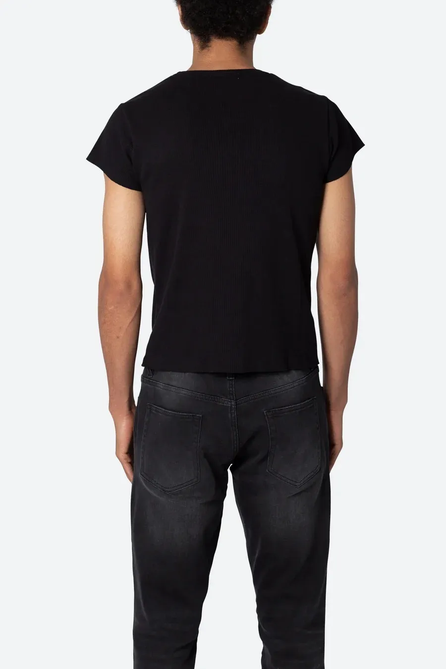 MNML  |Crew Neck Pullovers Street Style Plain Cotton Short Sleeves