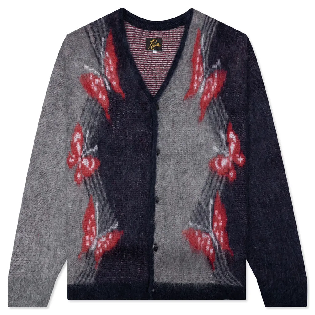 Mohair Cardigan Papillon - Navy