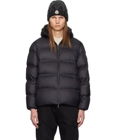 Moncler Black Masac Down Jacket