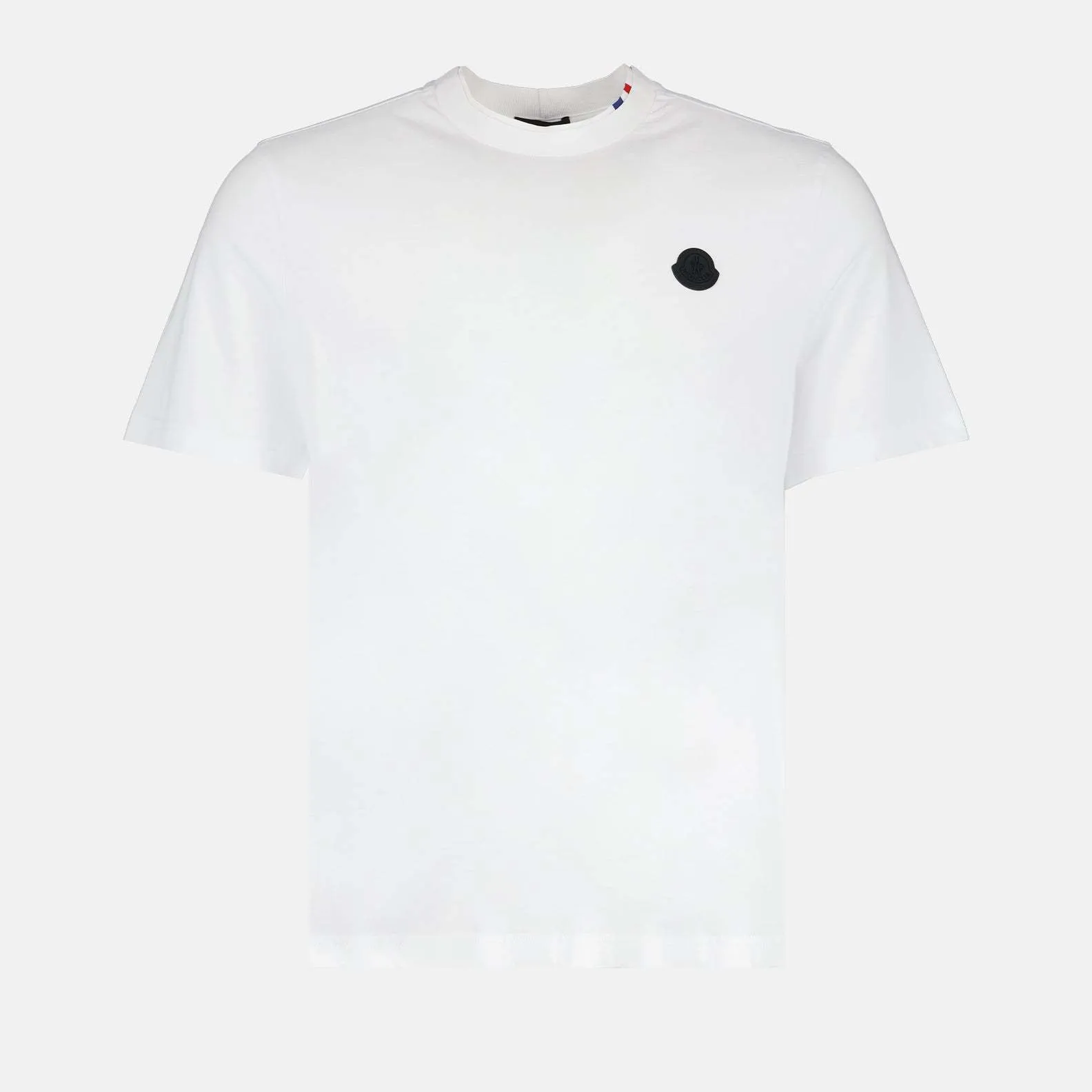 MONCLER  |Crew Neck Pullovers Street Style Cotton Short Sleeves Logo