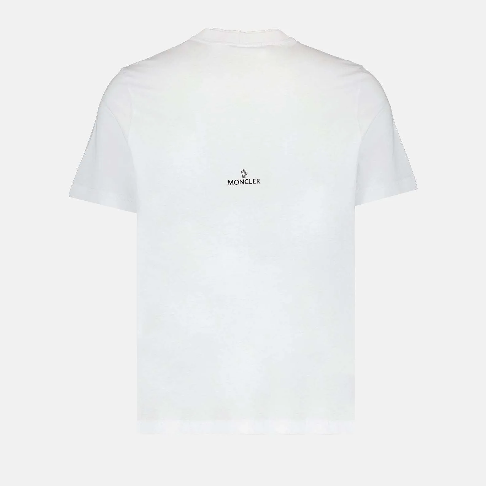 MONCLER  |Crew Neck Pullovers Street Style Cotton Short Sleeves Logo