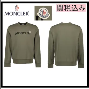 MONCLER  |Crew Neck Street Style Long Sleeves Cotton