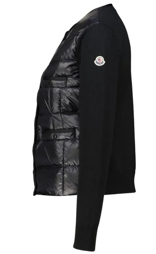 MONCLER  |Crew Neck Wool Long Sleeves Elegant Style