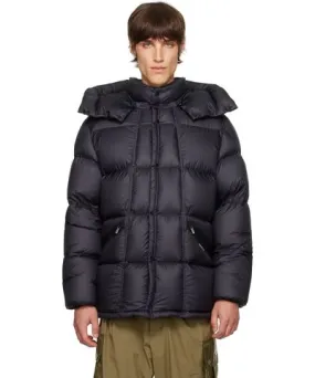 Moncler Navy Quilted Down Jacket