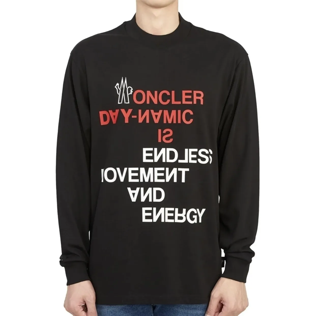 MONCLER  |Street Style Long Sleeves Cotton Long Sleeve T-shirt Logo