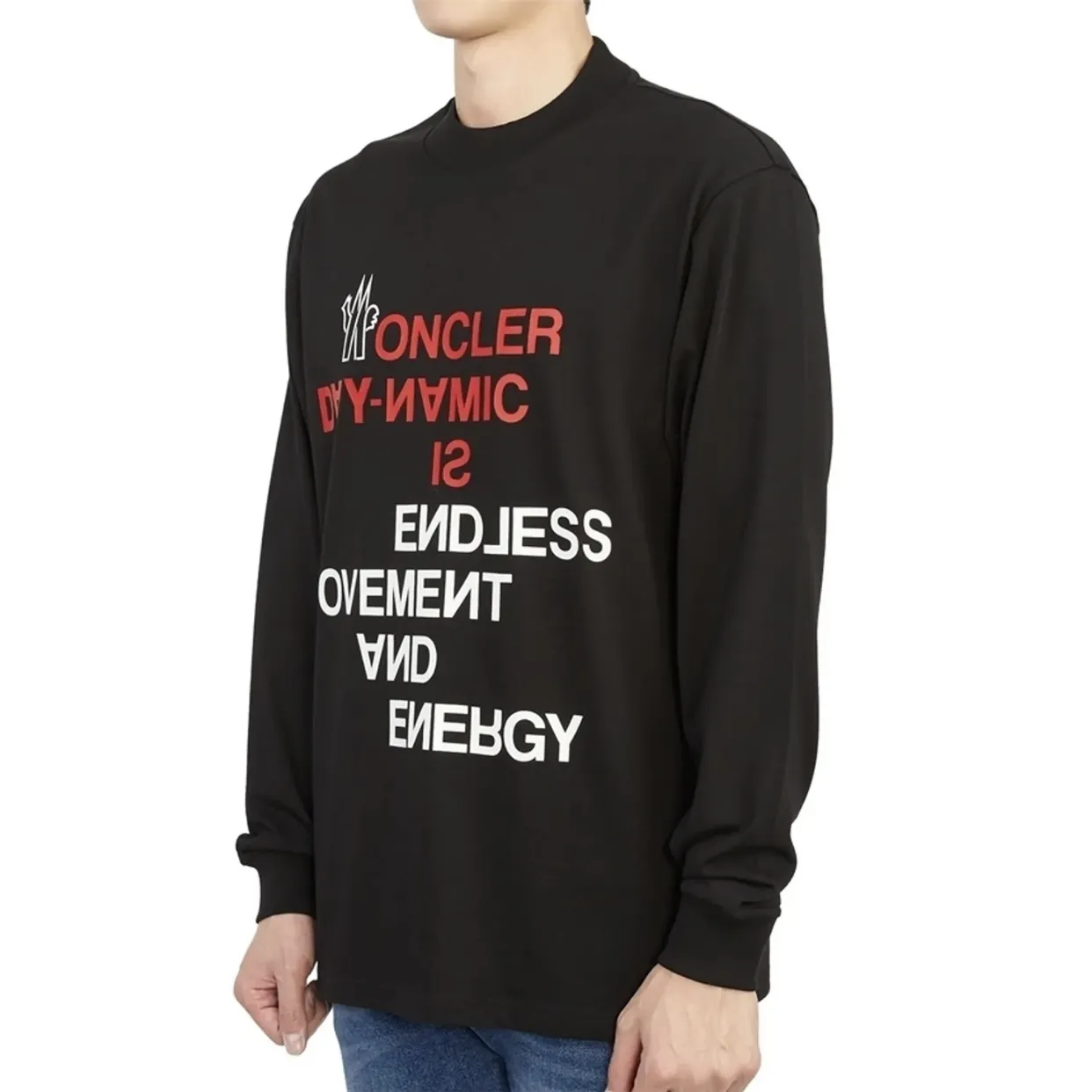 MONCLER  |Street Style Long Sleeves Cotton Long Sleeve T-shirt Logo