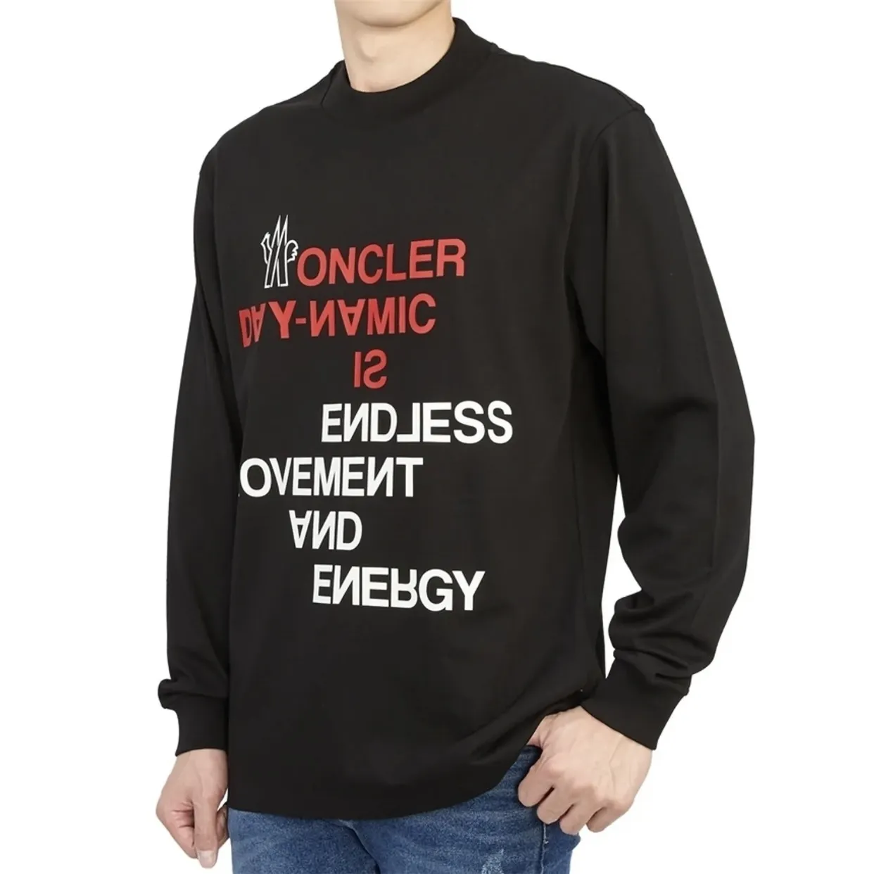 MONCLER  |Street Style Long Sleeves Cotton Long Sleeve T-shirt Logo