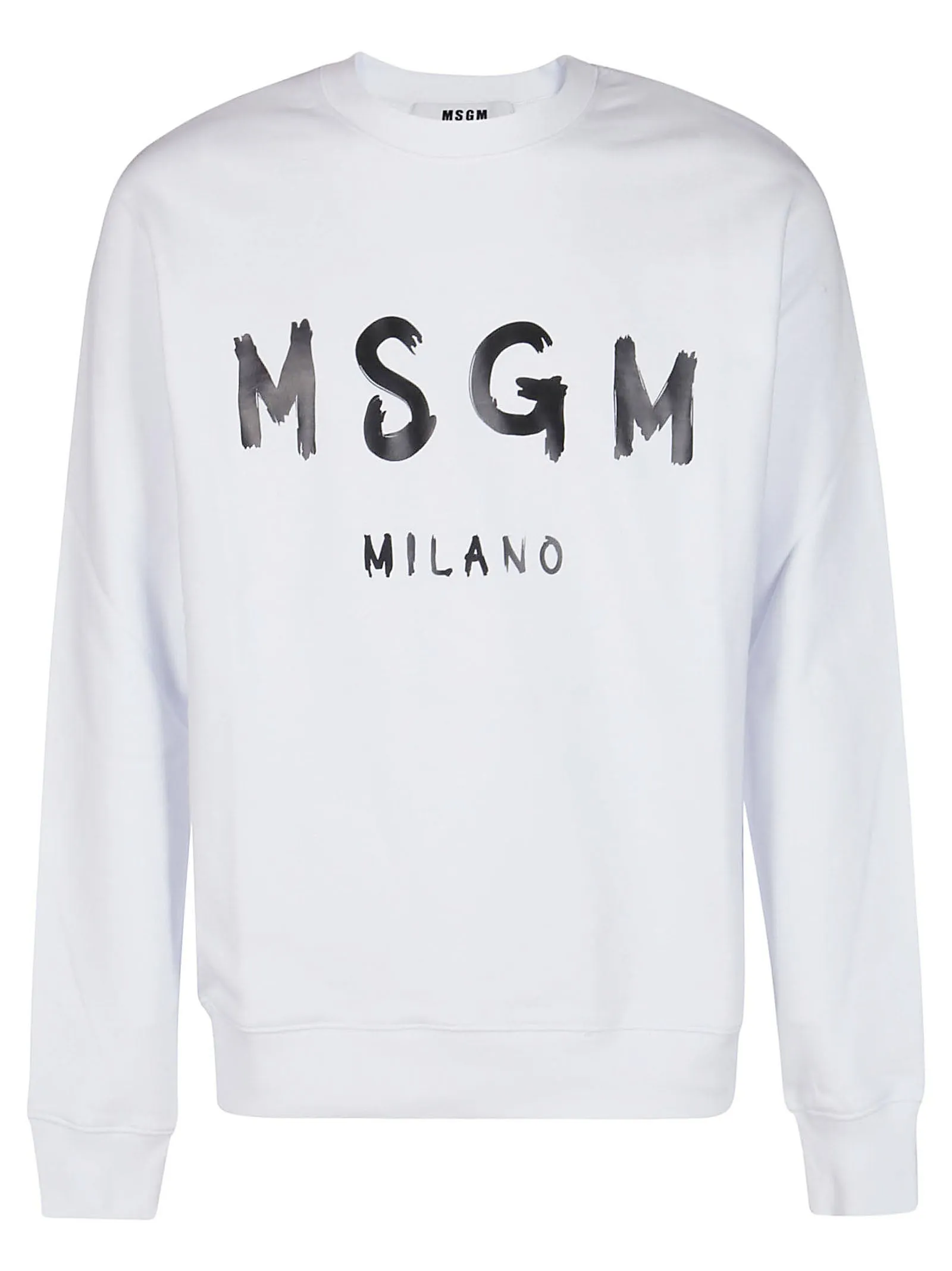 MSGM Logo Printed Crewneck Sweatshirt