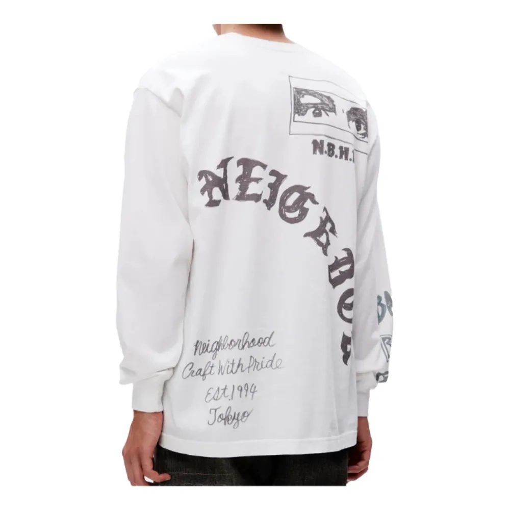 NEIGHBORHOOD  |Street Style Long Sleeves Cotton Long Sleeve T-shirt Logo