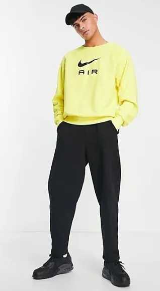 Nike  |Crew Neck Pullovers Long Sleeves Plain Cotton Logo