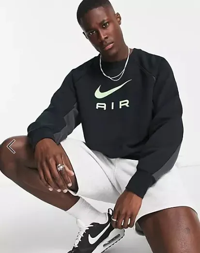 Nike  |Crew Neck Pullovers Long Sleeves Plain Cotton Logo