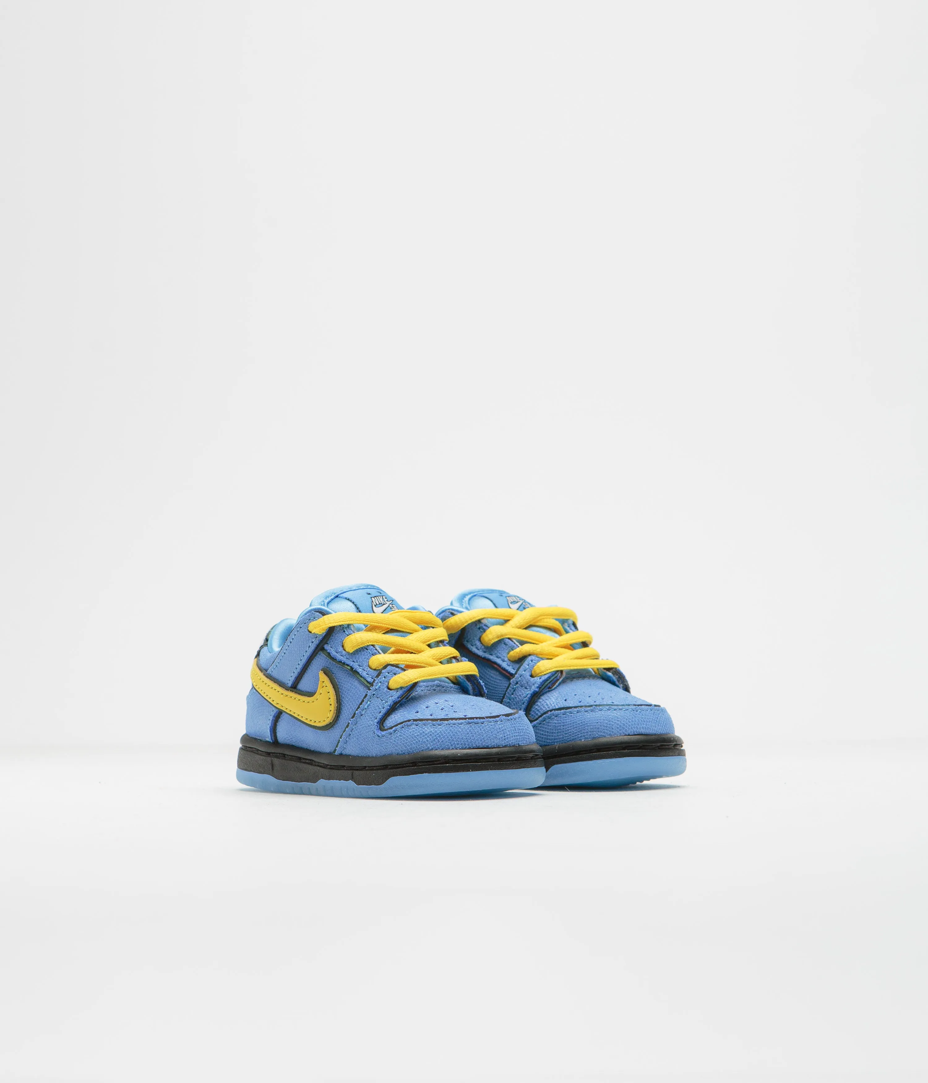 Nike SB x Powerpuff Girls Dunk Low Pro 'Bubbles' (Toddler) Shoes - University Blue / Tour Yellow