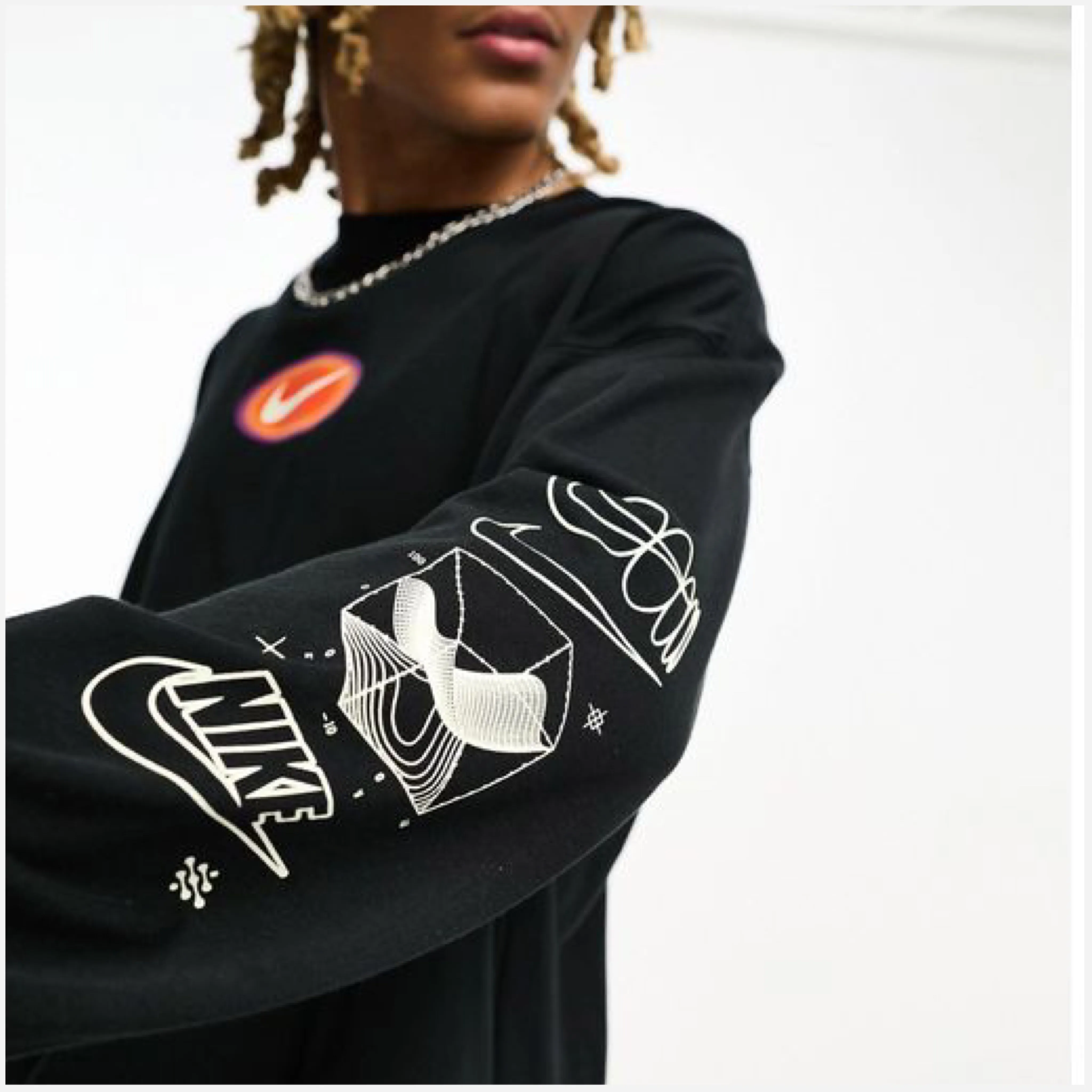 Nike  |Street Style Long Sleeves Cotton Long Sleeve T-shirt Logo