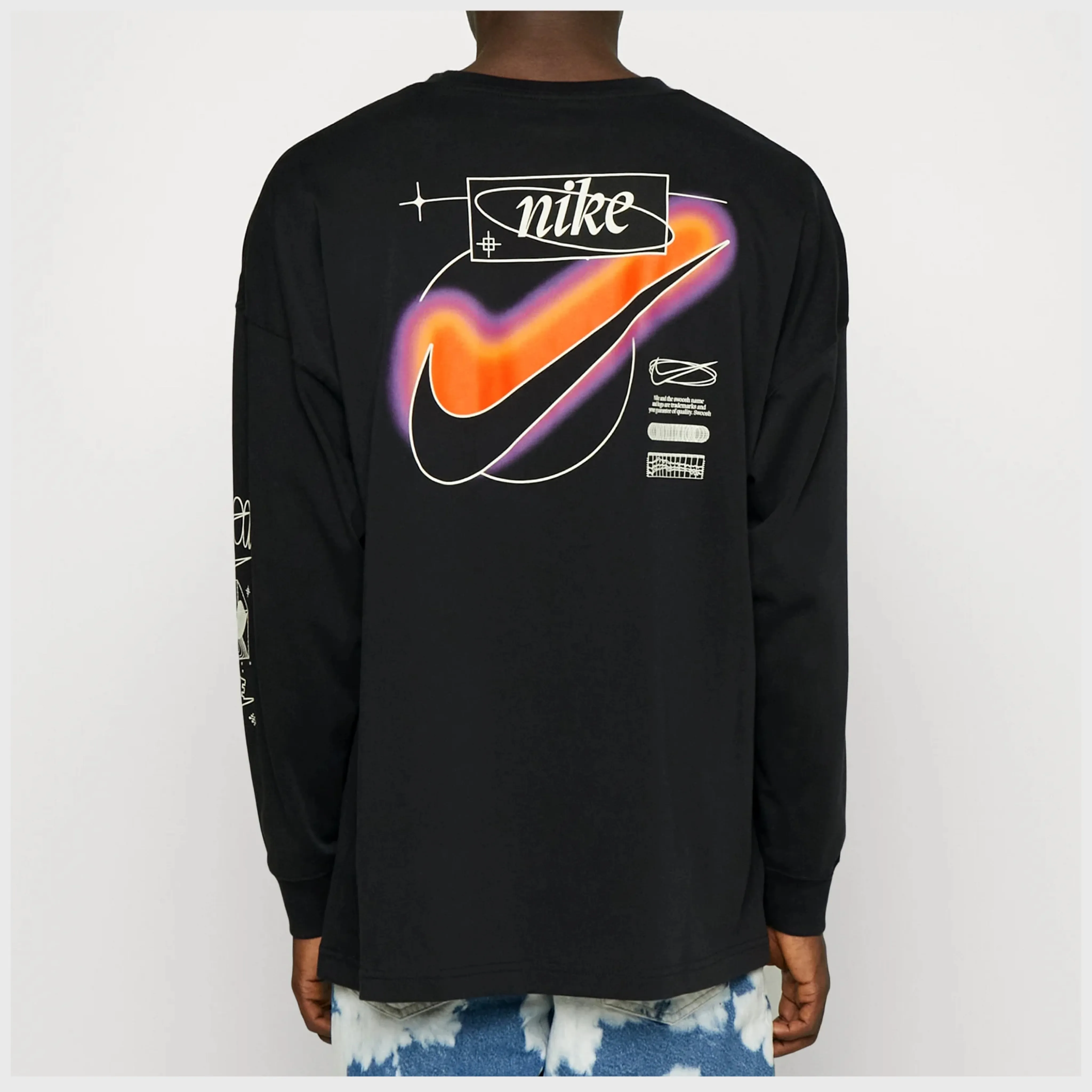 Nike  |Street Style Long Sleeves Cotton Long Sleeve T-shirt Logo