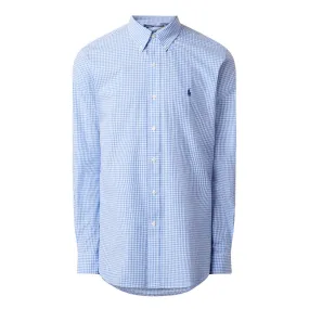 POLO RALPH LAUREN Check Single-Cuff Formal Shirt - Blue