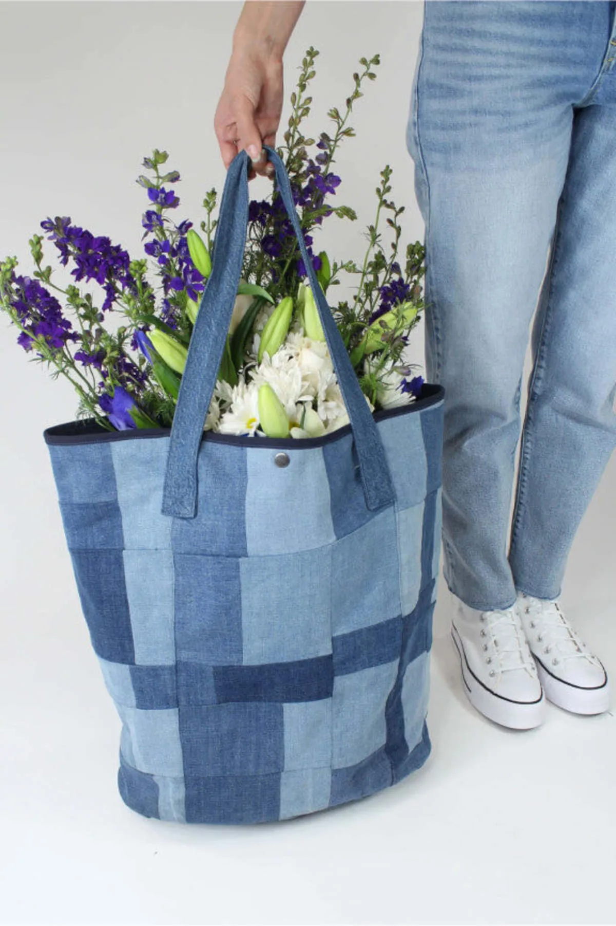 Porter Blue X People of Leisure Scrapwork Tote Bag